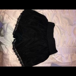 Black knit shorts!